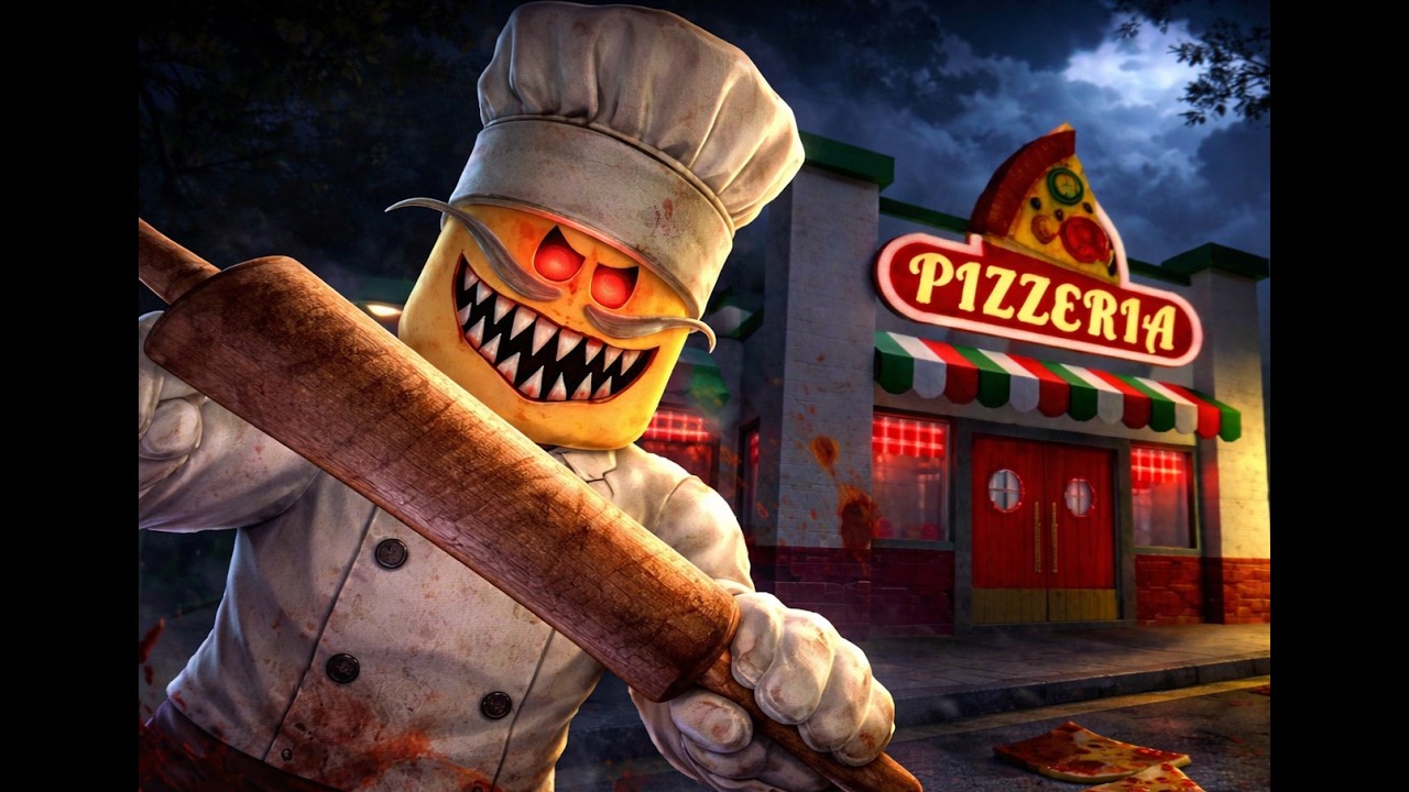 Escape Papa Pizza's Pizzeria ! Roblox Gameplay SCARY OBBY with memes