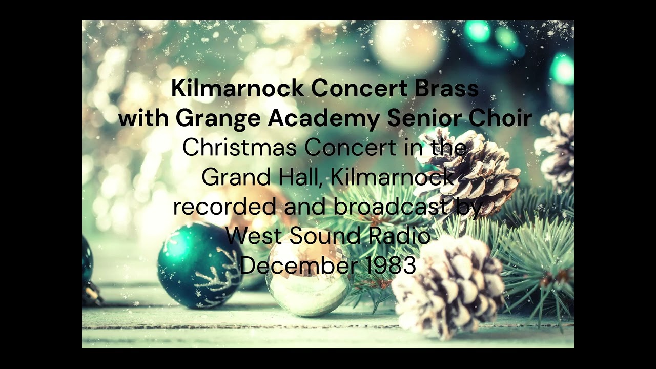 Christmas Concert in Kilmarnock, 1983