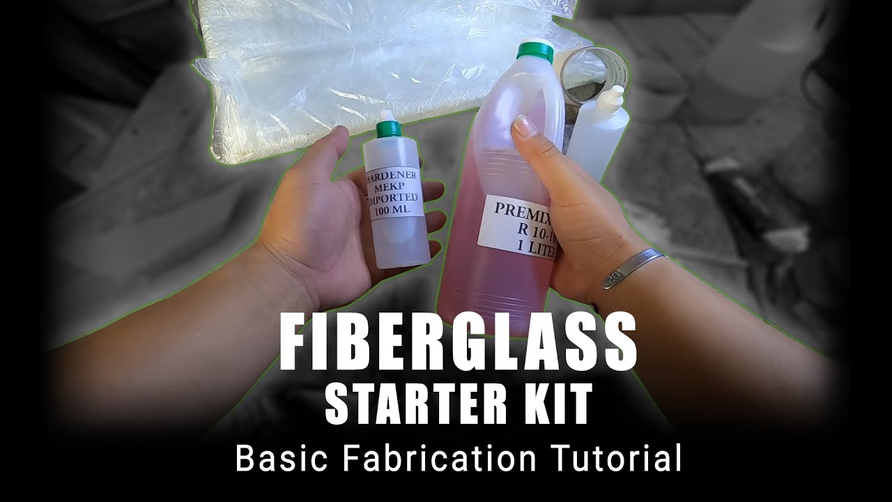 BASIC FIBERGLASS TUTORIAL |  Fiberglass Starter Kit | 