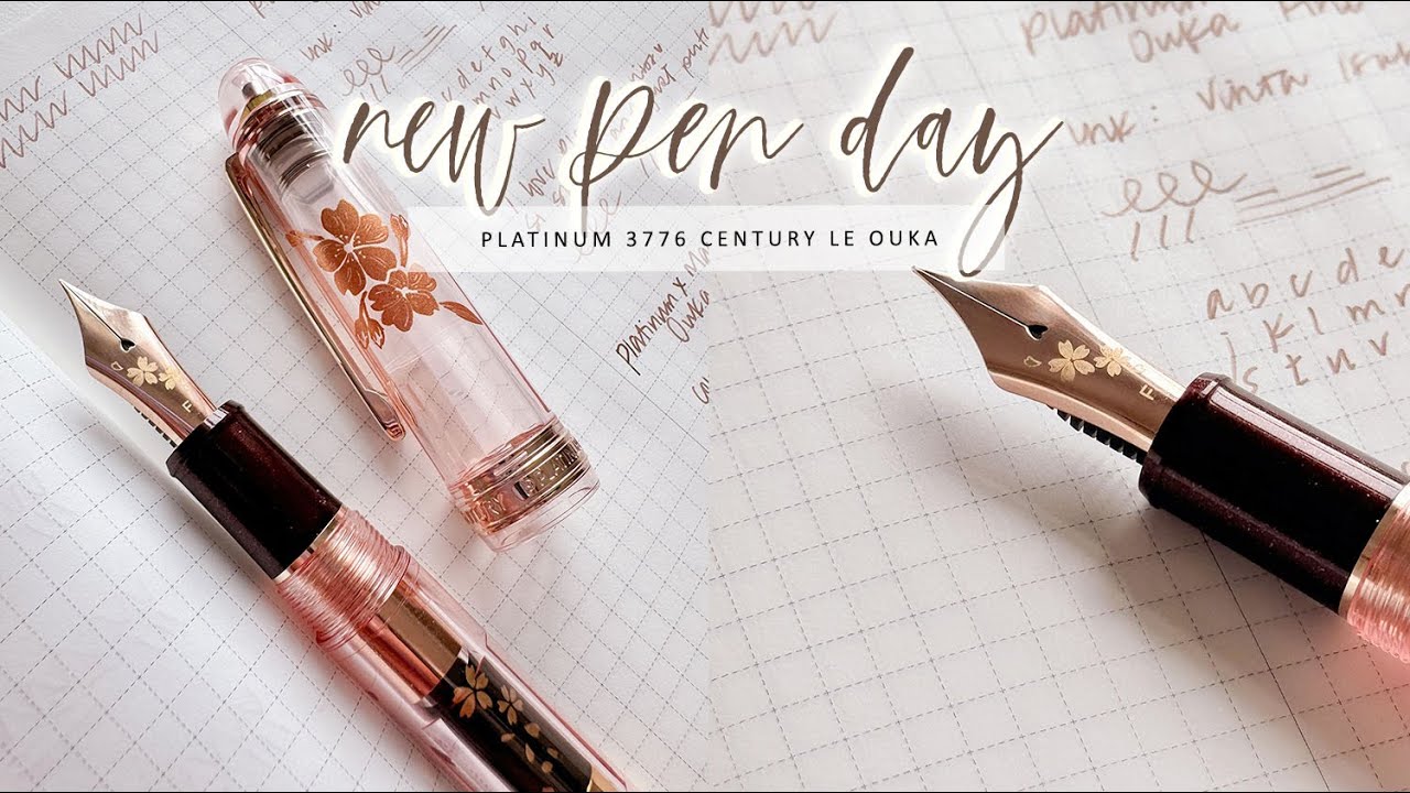 UNBOXING PLATINUM 3776 CENTURY OUKA 14K GOLD | Charmaine Dulak