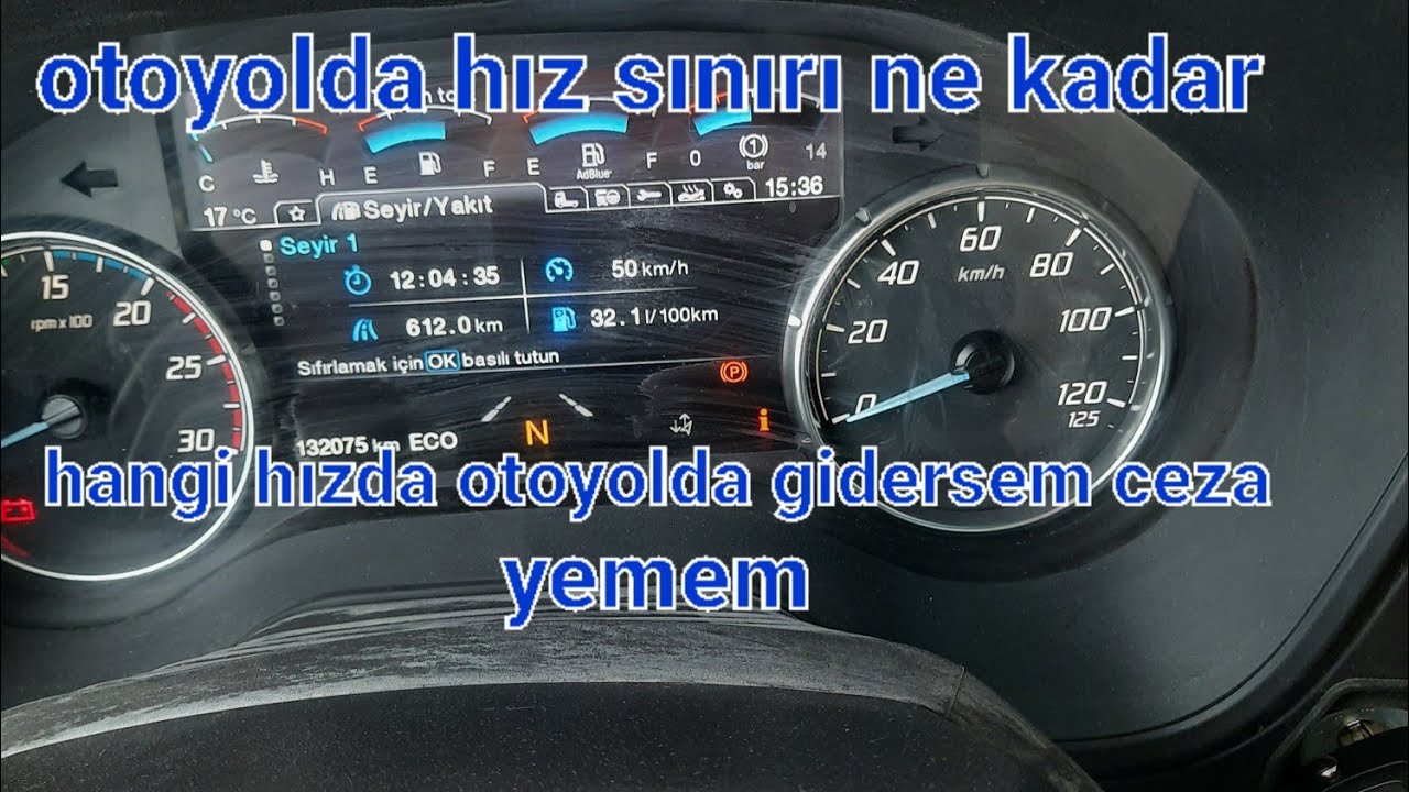 Tır ve kamyonlarda otoyollarda hız sınırı kaç kilometre olmalıdır