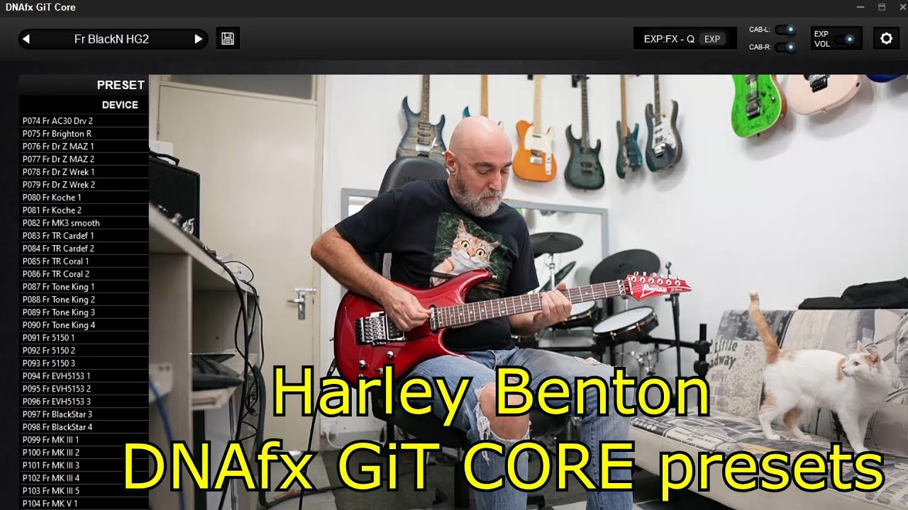 Harley Benton DNAfx GiT Core presets