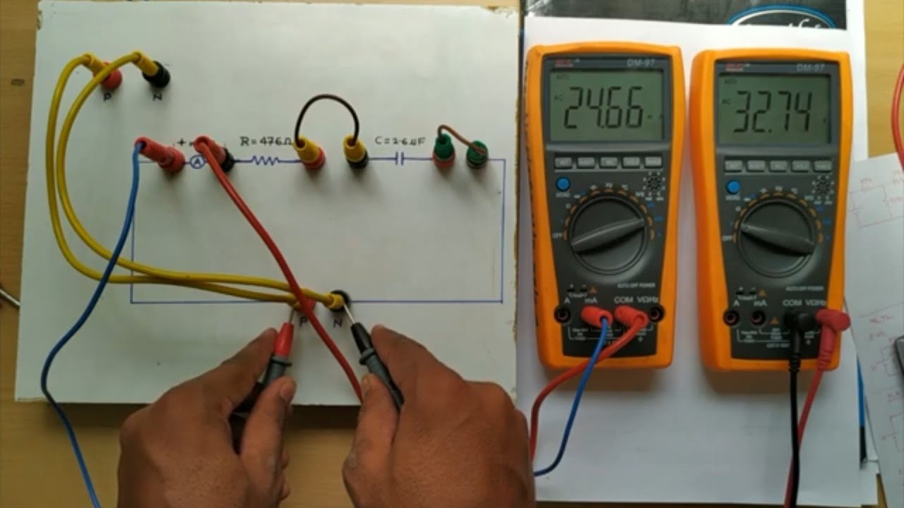 Experiment on Single Phase Series R-C Circuit
