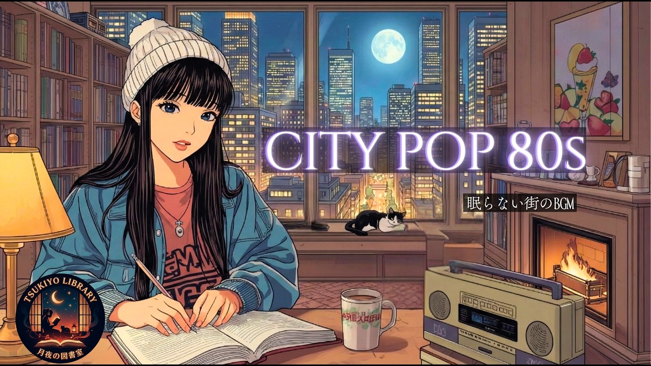 CITY POP80s - 1980年代ドライブ用オリジナル曲集【月夜の図書室】