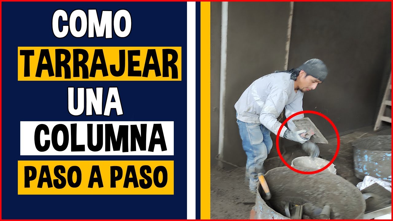 ¿CÓMO TARRAJEAR UNA COLUMNA?  | PASO A PASO | PARA PRINCIPIANTES