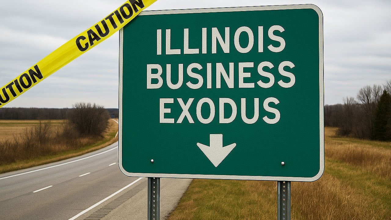 Illinois LOSES 218 Businesses in One Year - Taxpayers Pay Price for FAILED Policies