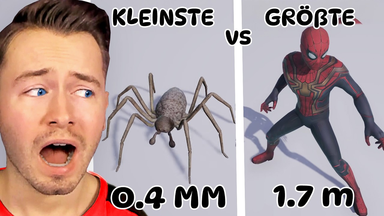 САМЫЙ МАЛЕНЬКИЙ паук против САМОГО БОЛЬШОГО паука в МИРЕ!🕷️🌎 (ЧАСТЬ 2)