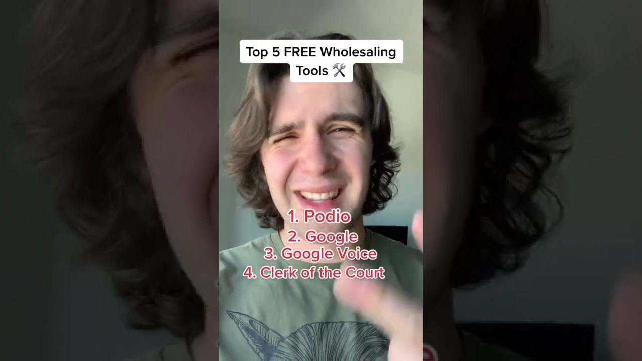 Top 5 FREE Wholesaling Tools 🛠 #wholesalingrealestate #wholesalingrealestate #realestateinvesting