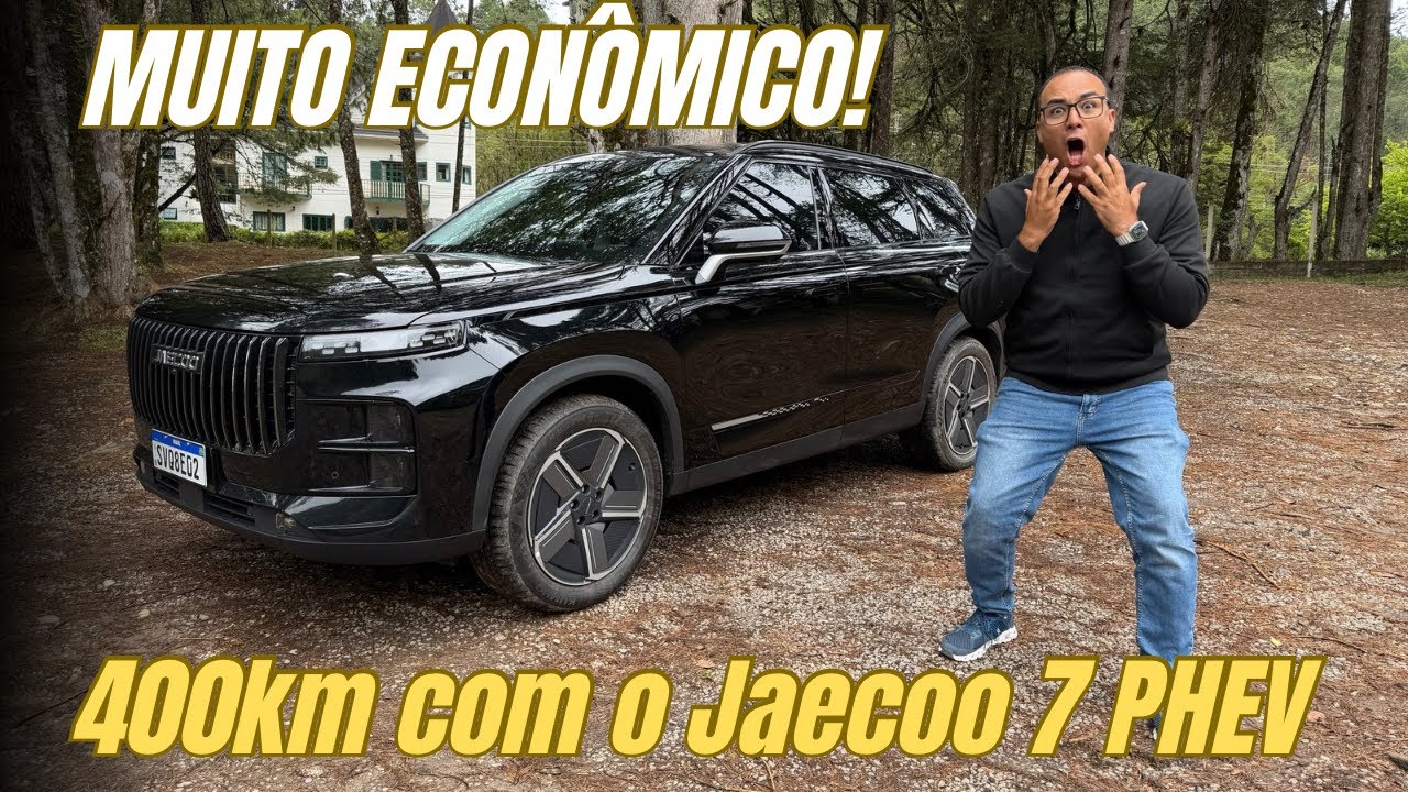Jaecoo 7 PHEV: MUITO ECONÔMICO! Veja o teste completo de viagem 
