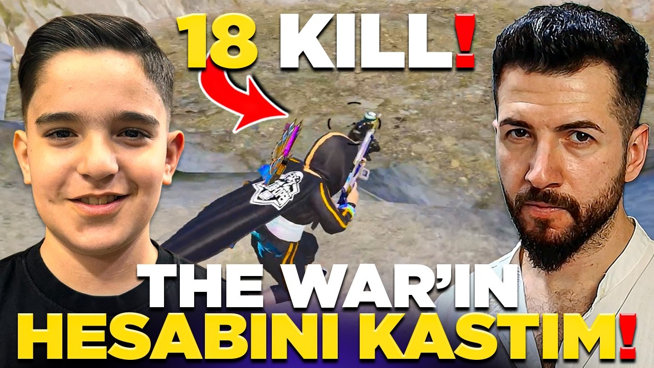 THE WAR'IN HESABINA RANK KASTIK! AŞIRI İYİ MAÇ! 18 KİLL! PUBG Mobile