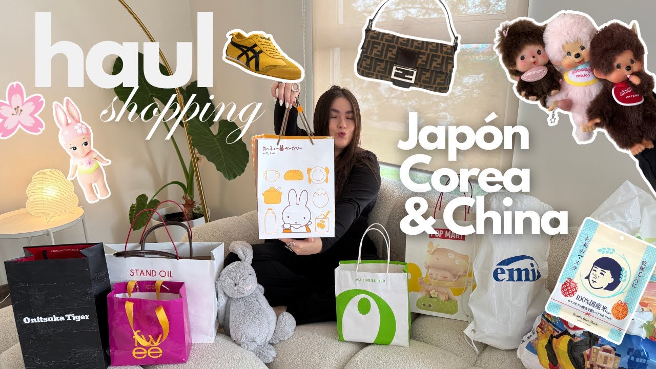 Haul de todo lo que compre en Japón, Corea y China + Sorpresa para ustedes 💛💗🍡🇯🇵