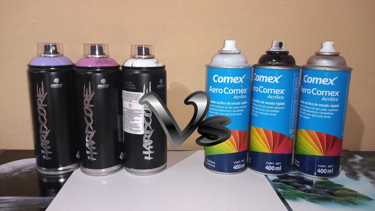 Aerosol Montana vs  Aerosol Comex 😮😲