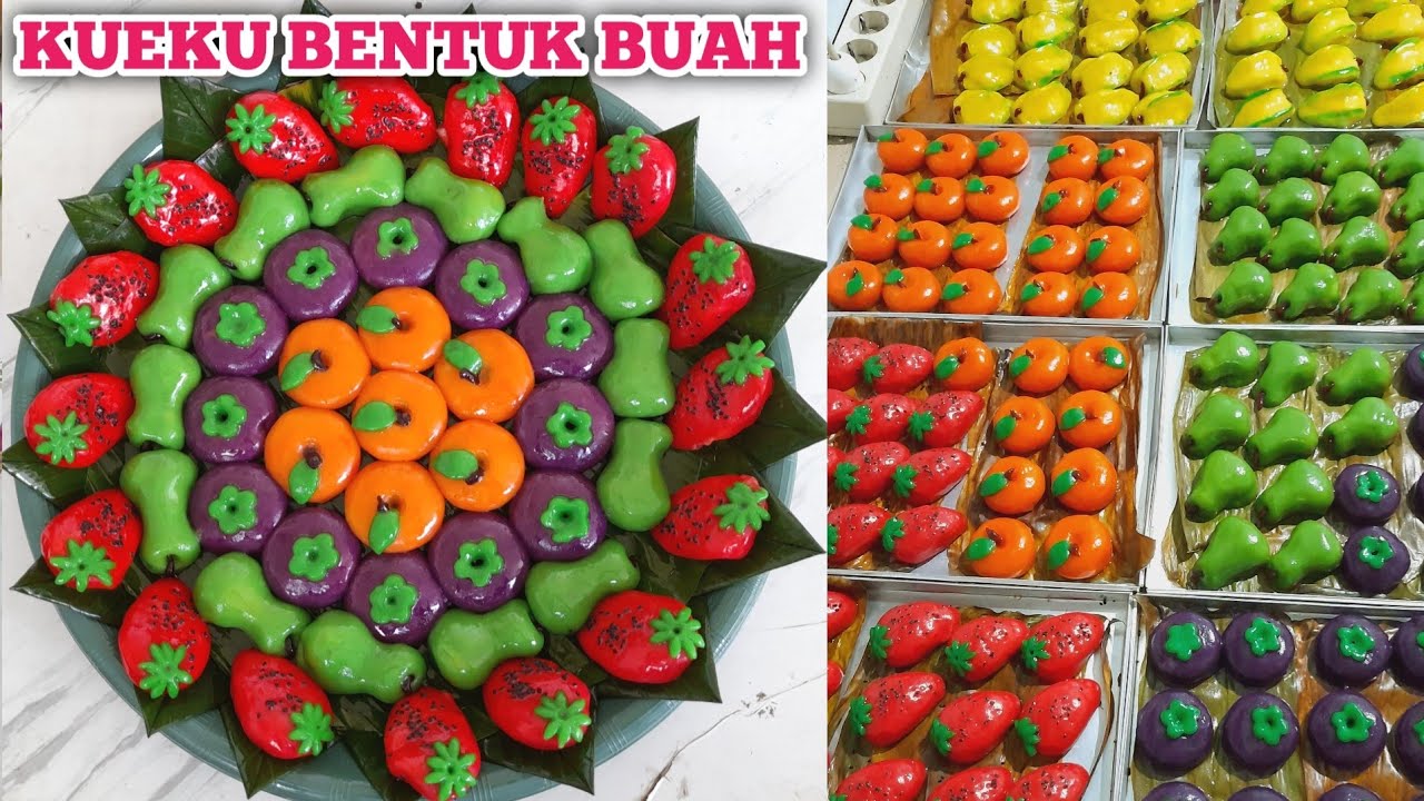 BONGKAR RESEP JUALAKU YANG BEST SELLER. RESEP KUEKU KARAKTER BUAH,LEGIT & ENAK BANGET