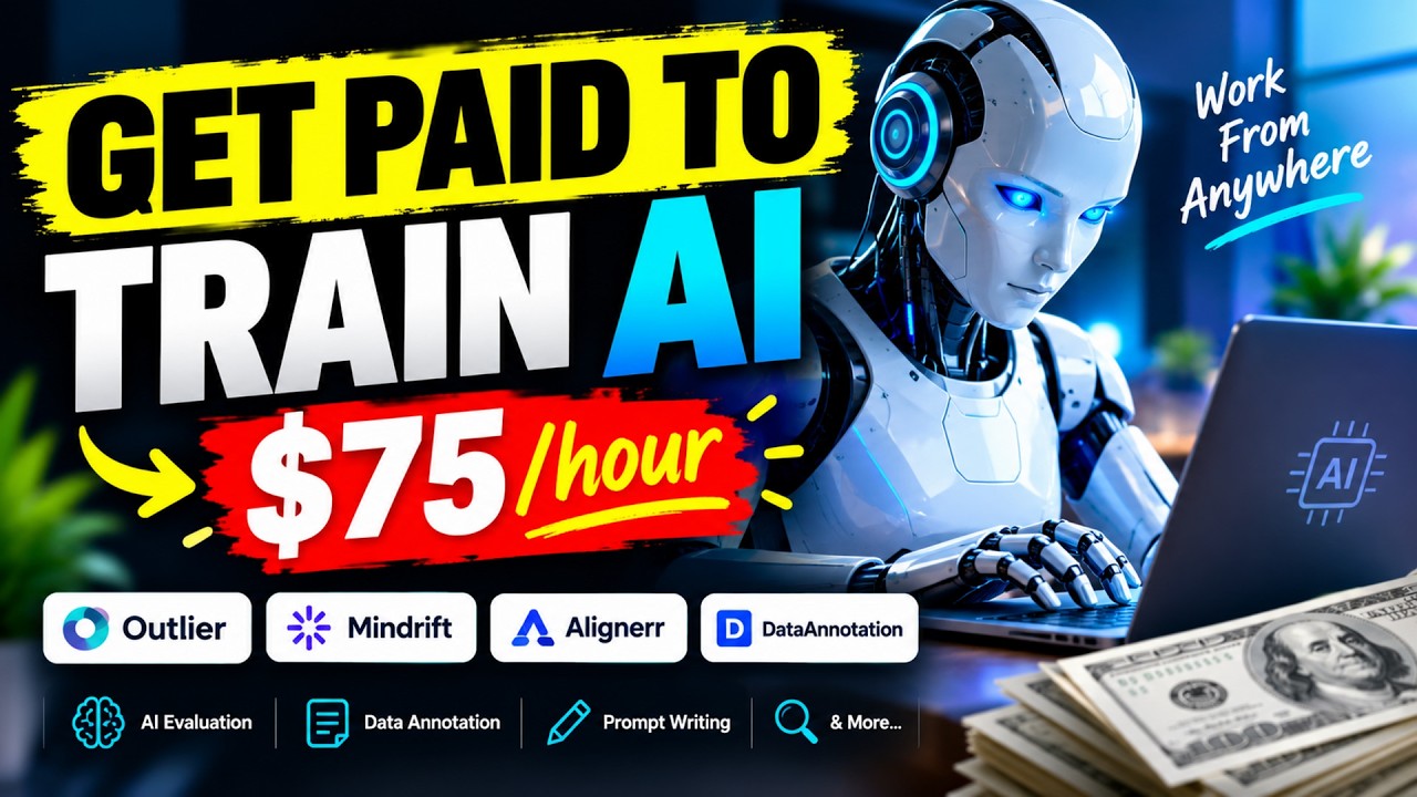 Make Money Just By Training AI 🤖 | 7 AI Training Websites That Pay