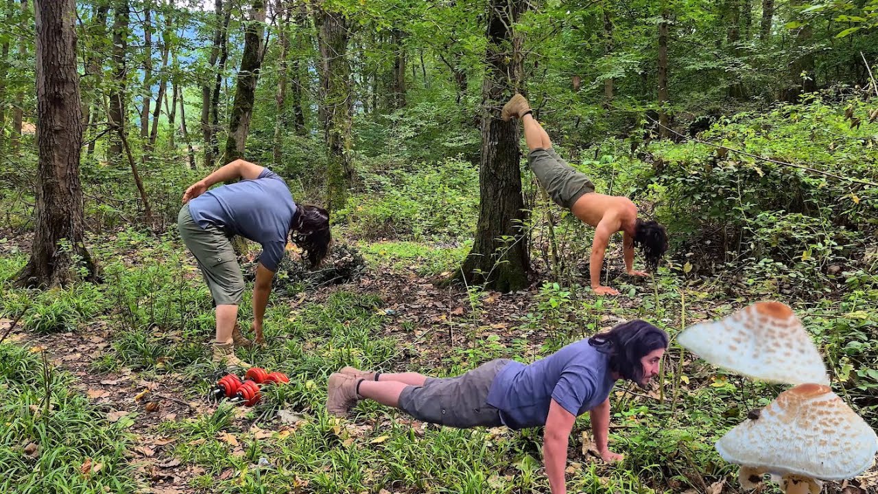 Training in the Woods + Chicken & Potatoes = Survival Fitness 😎🔥