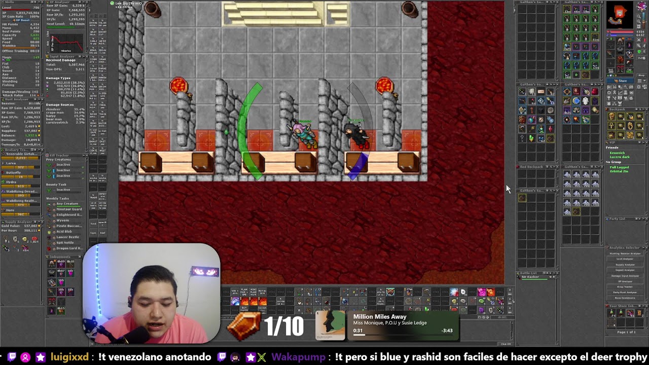 🔴EN VIVO: SORCERER NOVATO POV | #tibia #hunt #RP