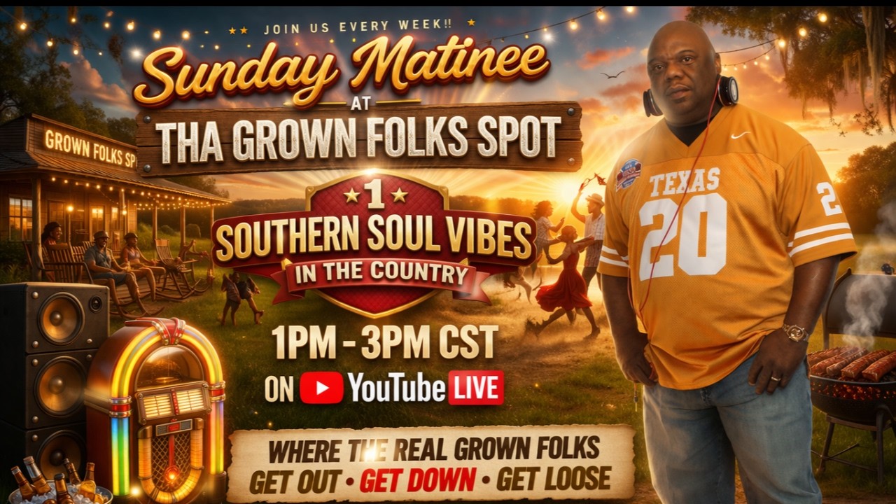 Dj/Vj Bubba Yae's Sunday Matinee at Tha Grown Folks Spot 6-28-2026