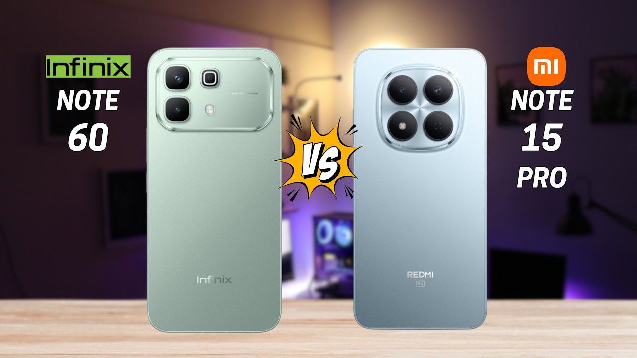 Infinix Note 60 5G vs Redmi Note 15 Pro 5G