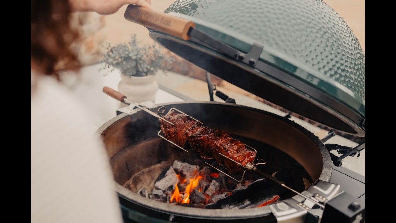 Big Green Egg Rotisserie