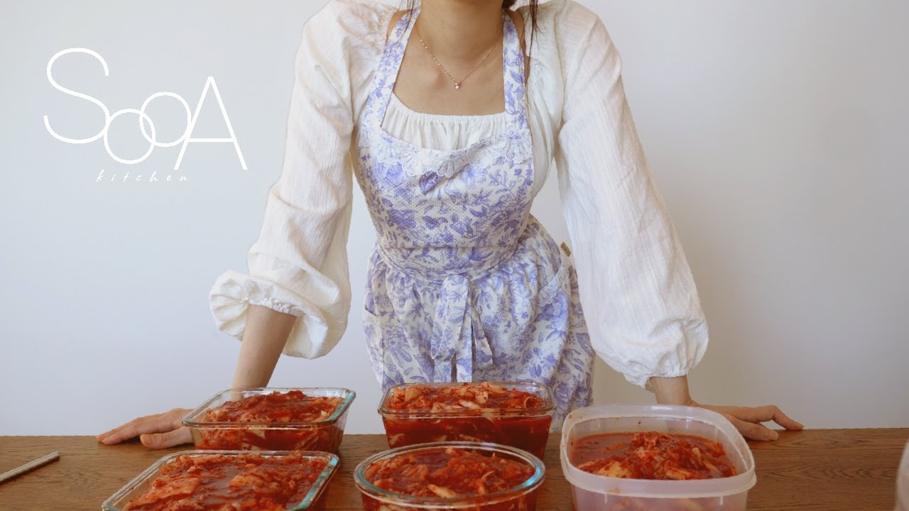 Homebody Life 5kg of Kimchi into Korean Dishes, Stew & Fried Rice | No Talking Cooking Vlog