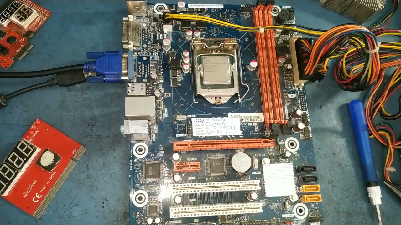 #acer H81-M1/AR Power on/off again and again problem fix step by step 100% also fix no display