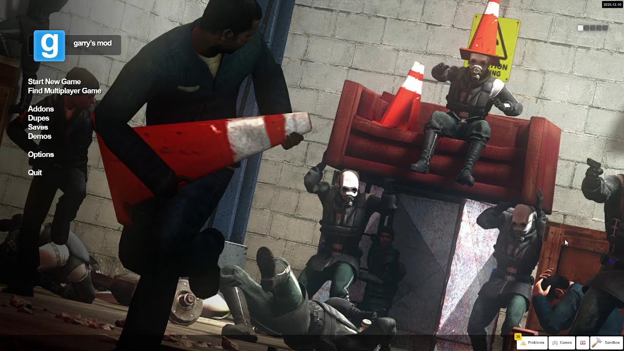 Gmod with the boys when they are awake