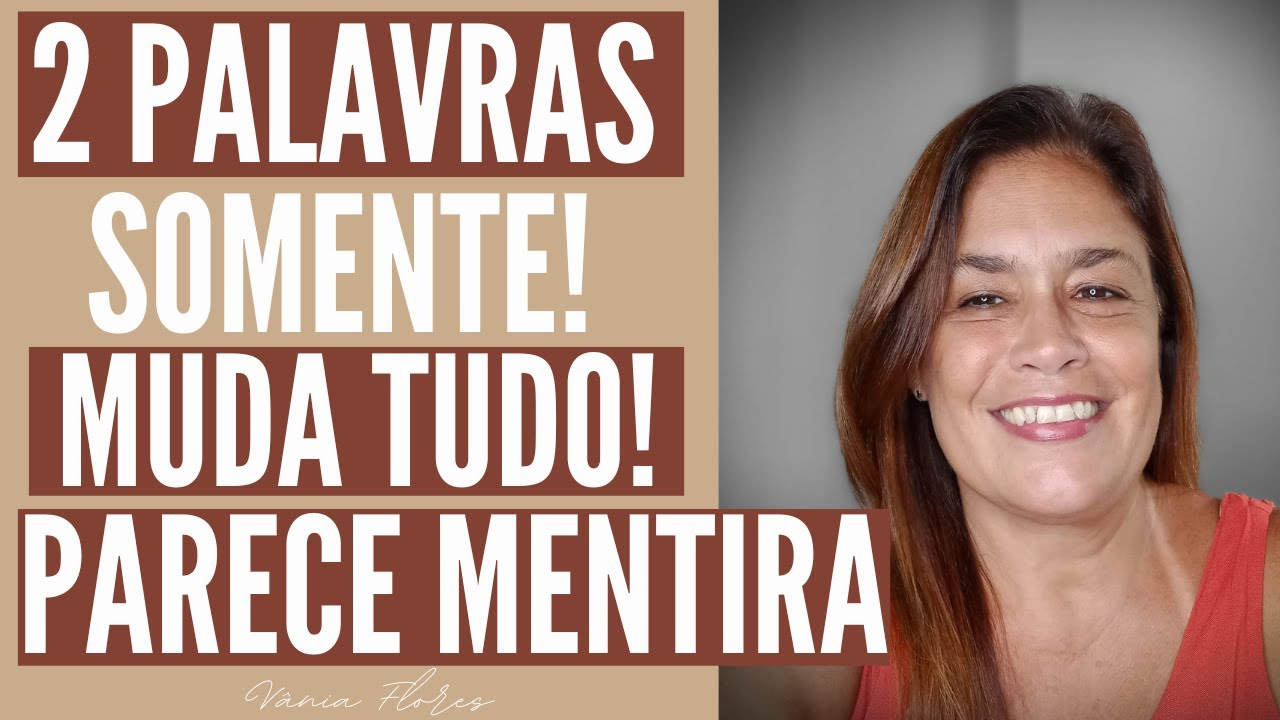 ISSO PARECE ATÉ MENTIRA! FORAM SÓ DUAS PALAVRAS E ISSO TRANSFORMOU A VIDA DELA!