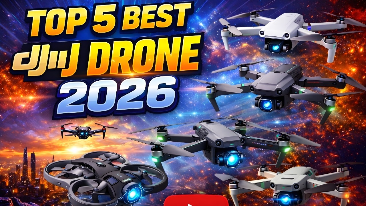 Best DJI Drones 2026 | 4K Camera Drones for Beginners & Professionals