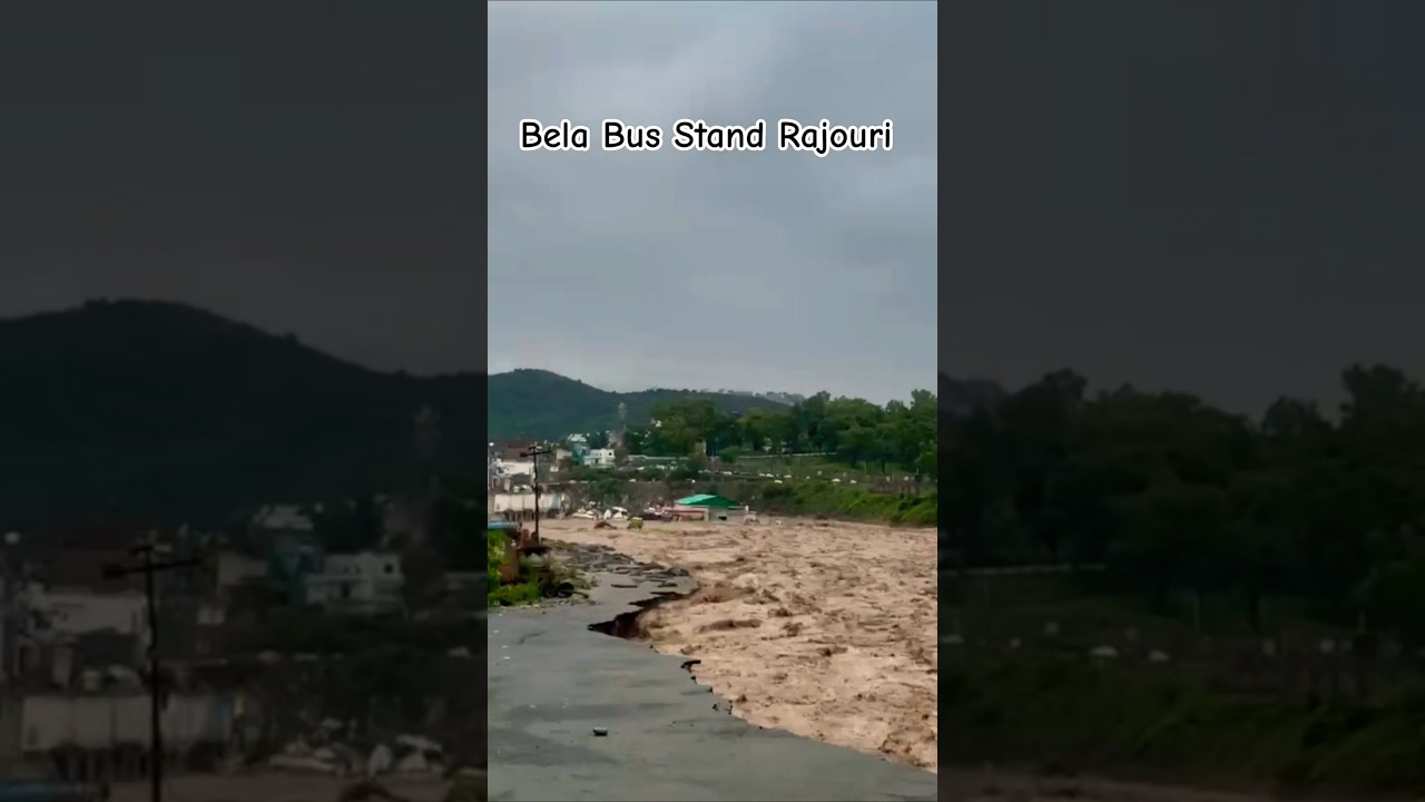 Bela Bus stand Rajouri | #rajouri #flash #flood
