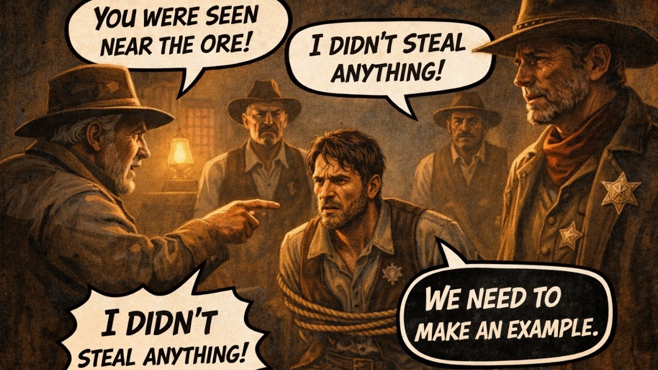 A family torn apart by frontier justice.