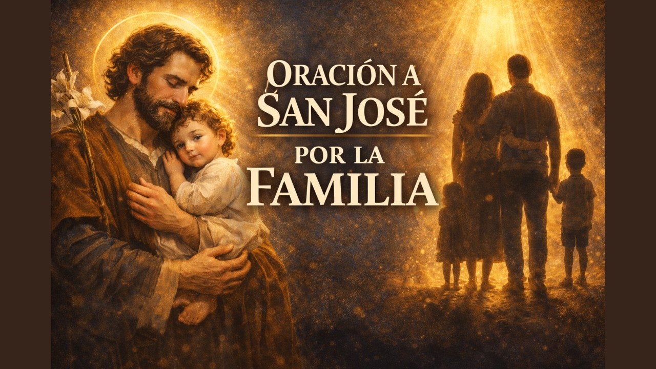 Oración a San José por la Familia | Protección, Unidad y Bendición para el Hogar🙏✨