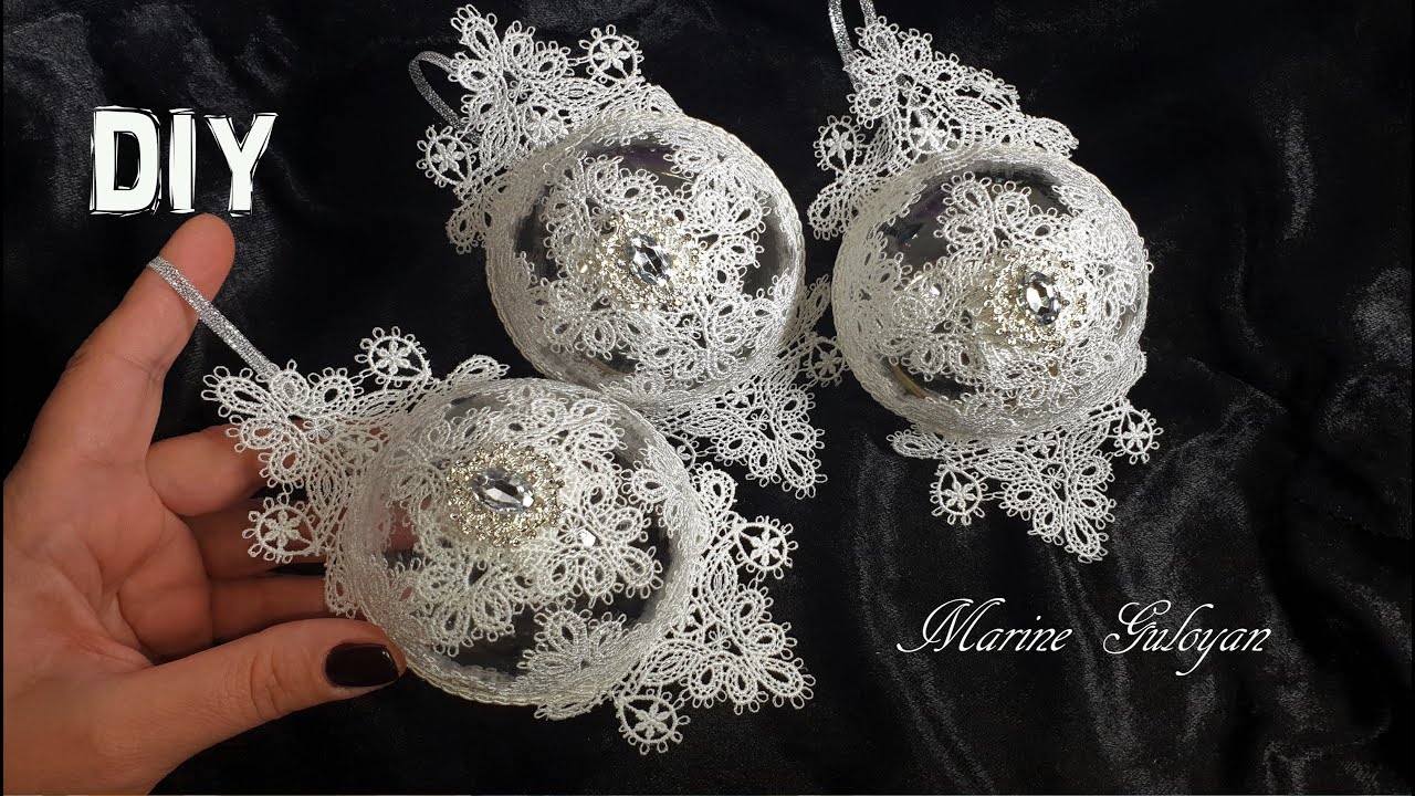 Самый легкий способ  Новогодние невесомые игрушки New Year's weightless toys #Marine_DIY_Guloyan