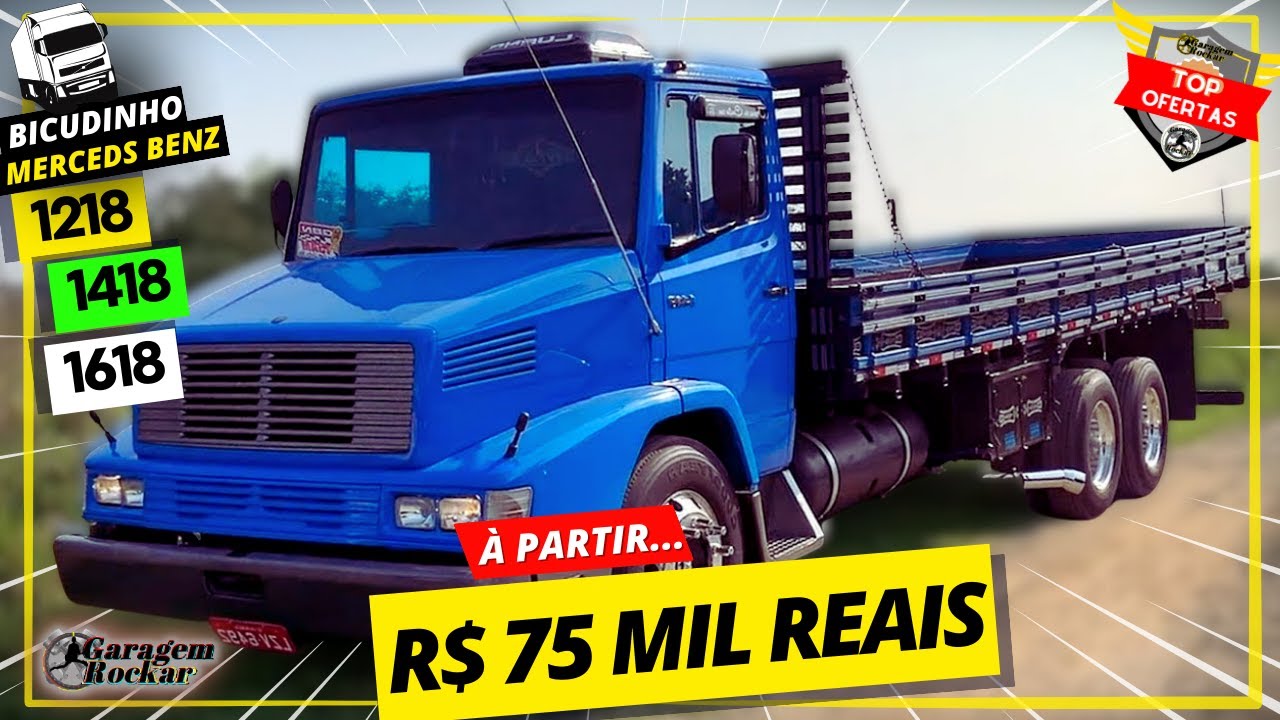 CAMINH&Atilde;O MB 1218 1418 1618 Barato Qualificado Barato a VENDA [&Agrave; PARTIR DE 75 MIL] Top Ofertas Rockar