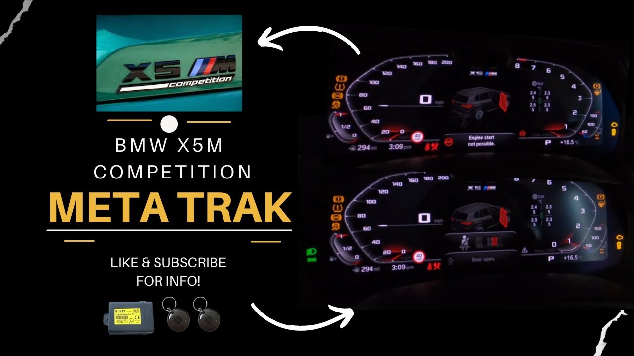 BMW X5M 2021: Meta Trak Installation For Ultimate Safety.