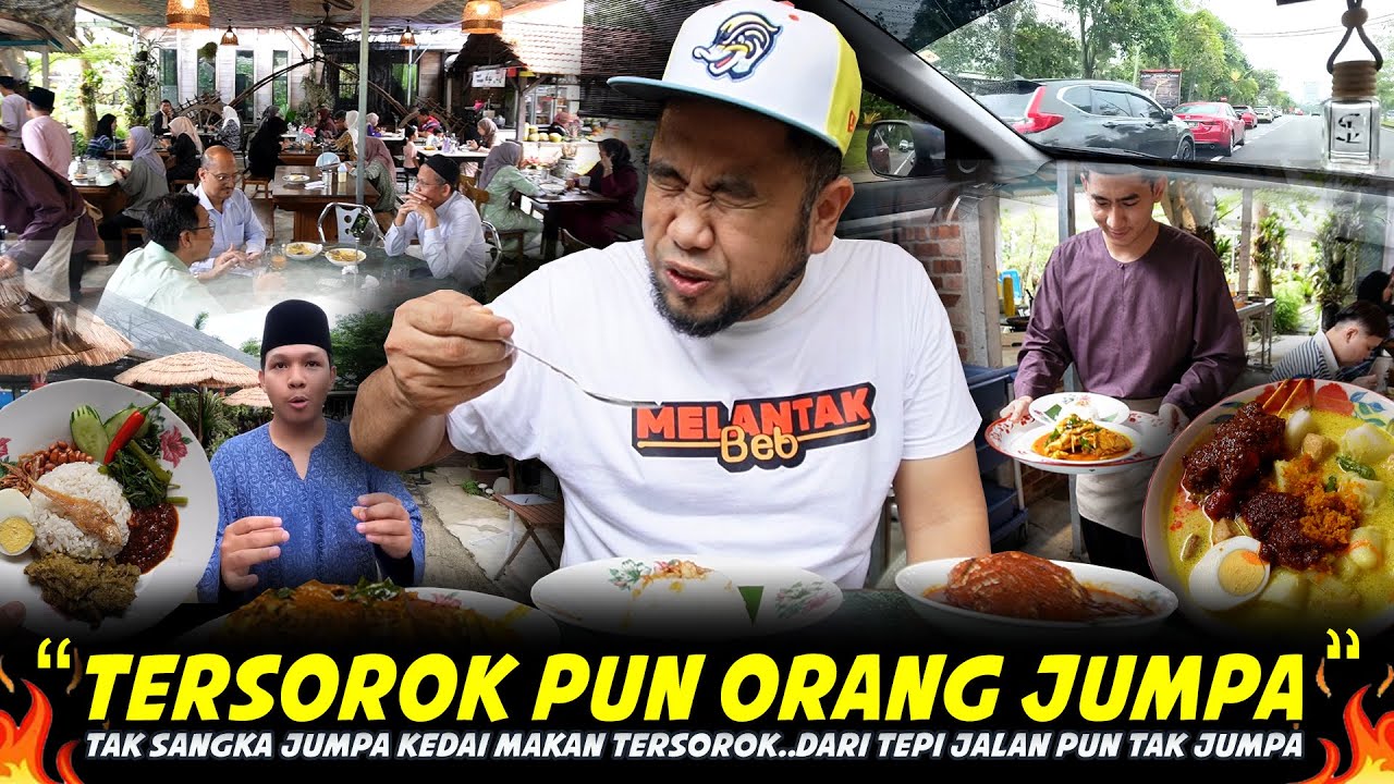 BERSUSUN KERETA PARKING TEPI JALAN..Kedai Tersorok Macamni Pun Ramai Pelanggan Serbu..DEMANGAN BANGI