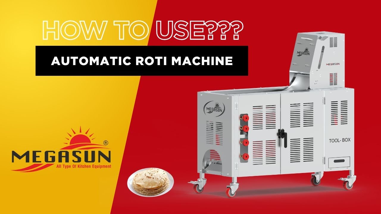 AUTOMATIC ROTI MACHINE(SMALL - 500ROTI PR/HR) INSTALLATION VIDEO