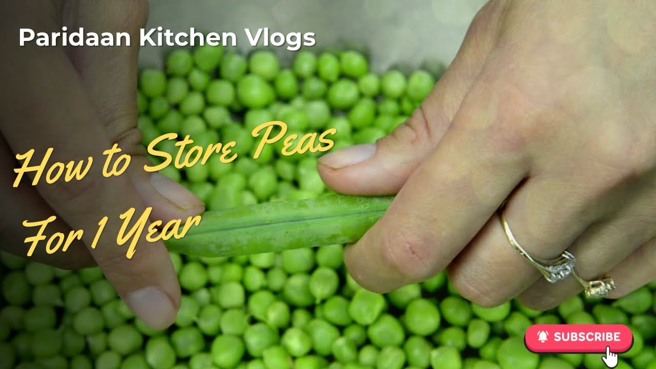 How to Preserve & Store Green Peas For a long time| Matar Zyada Din Taza rkhen by  Paridaan kitchen