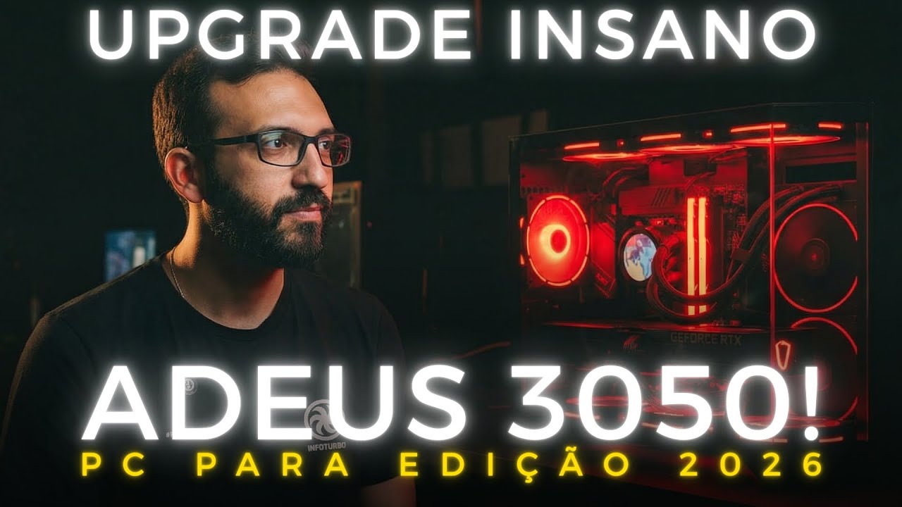 QUAL PLACA SUBSTITUIU A 3050? O NOVO PC DO EDITOR FICOU INSANO!