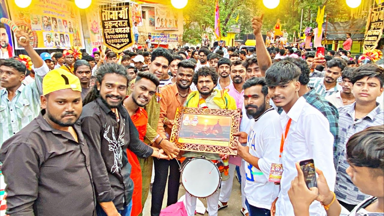 DMT KiNG 👑 का सह सम्मानित किया 👌🥁 Shri Ram Ji Ki Sena Chali 🚩🚩 Mukundraj Dhumal Dhamtari King 😎🤟