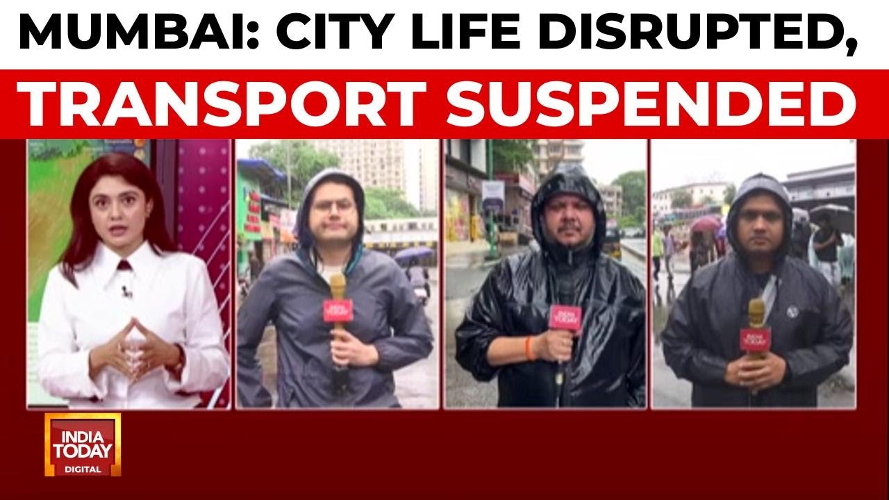 Mumbai Monsoon Mayhem: City Paralysed, Transport Halted, CM Warns Critical 48 Hours | India Today