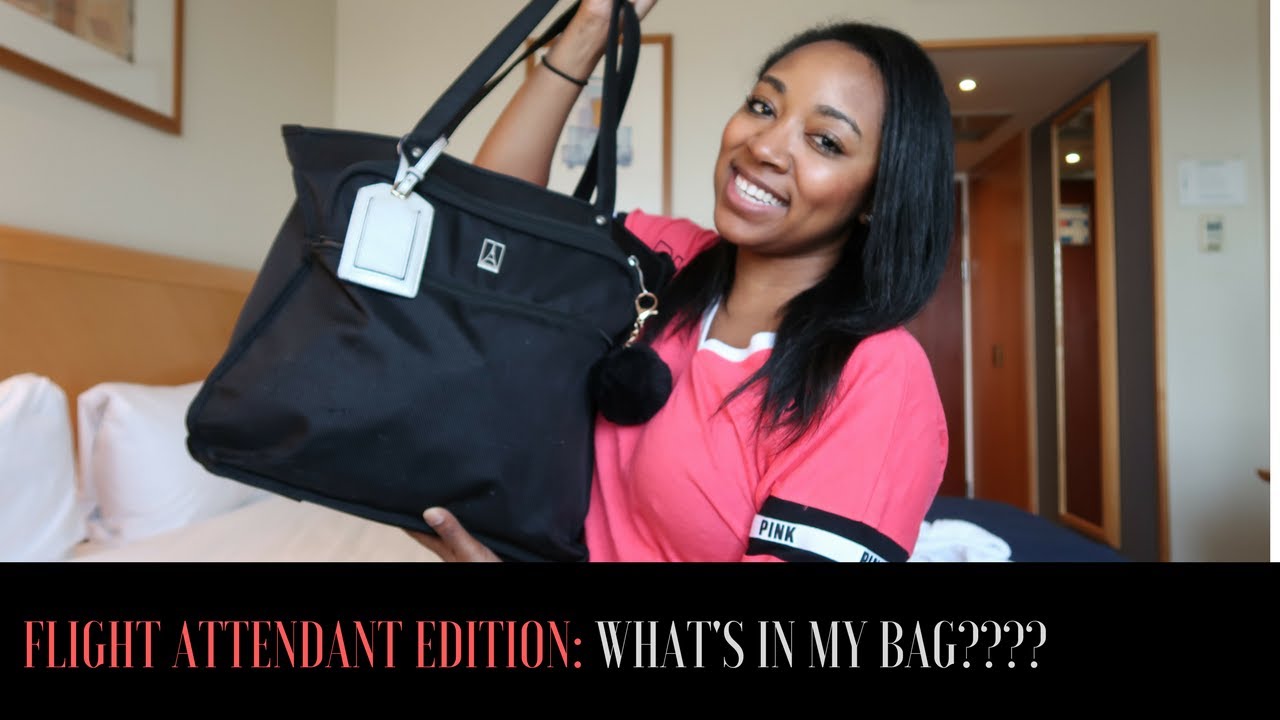 What's In My Work Bag | FLIGHT ATTENDANT EDITION | Tiffany Bland
