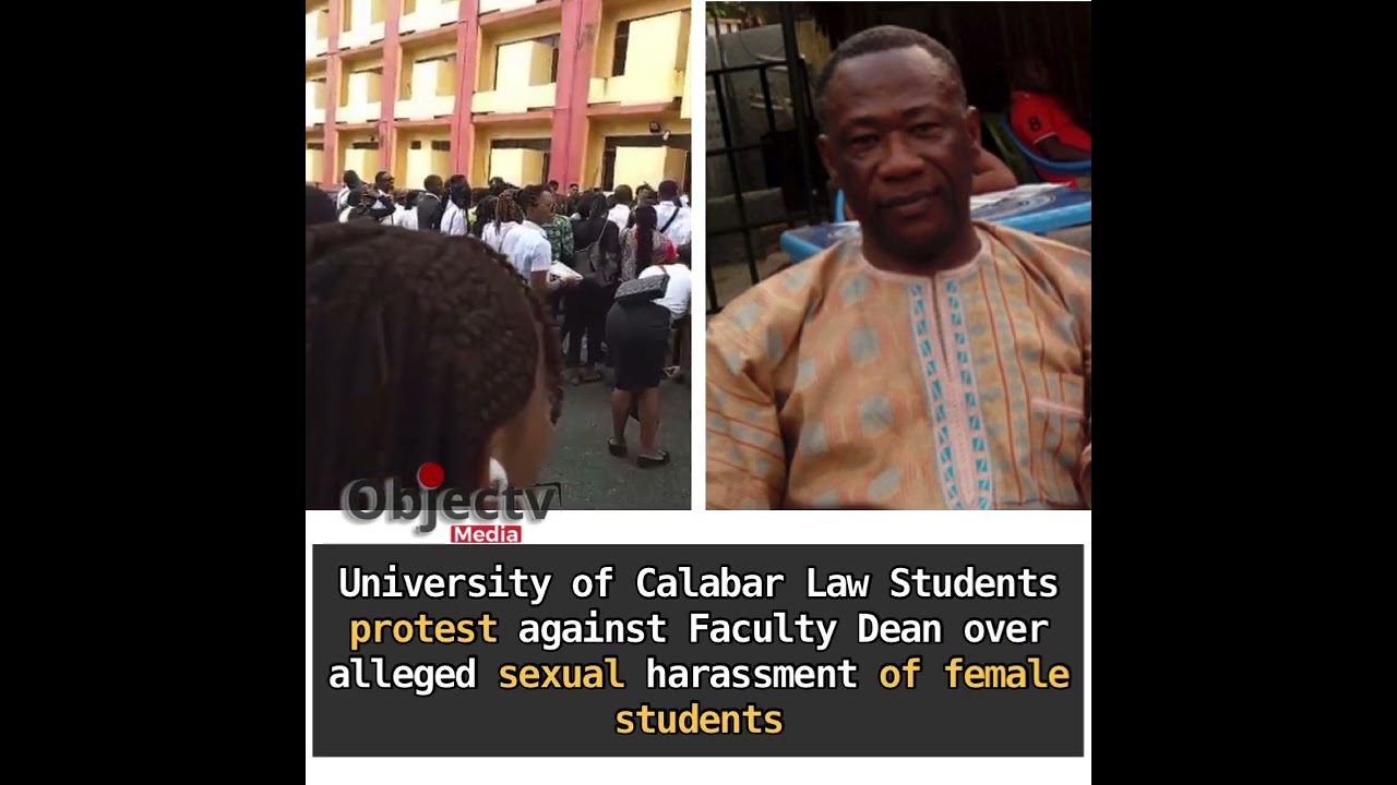 UNICAL Law Students protest against Faculty Dean over alleged sexual harassment of female students
