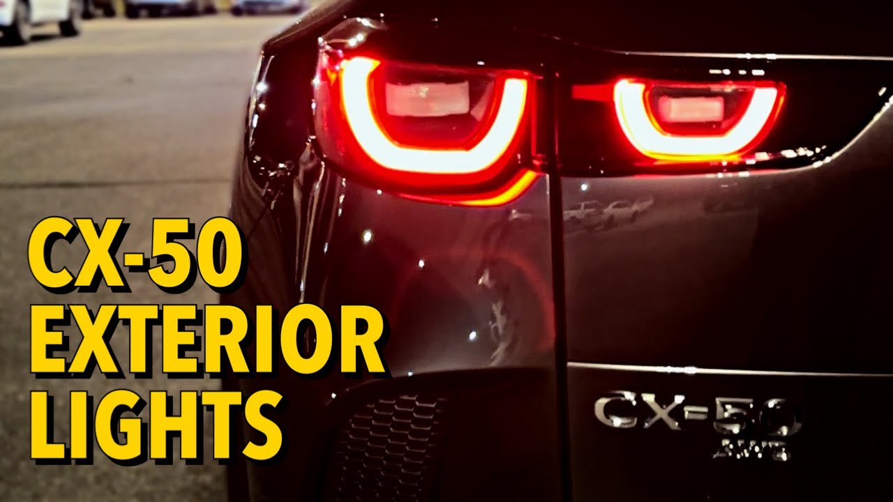 2023 Mazda CX-50 Exterior Headlight Comparison