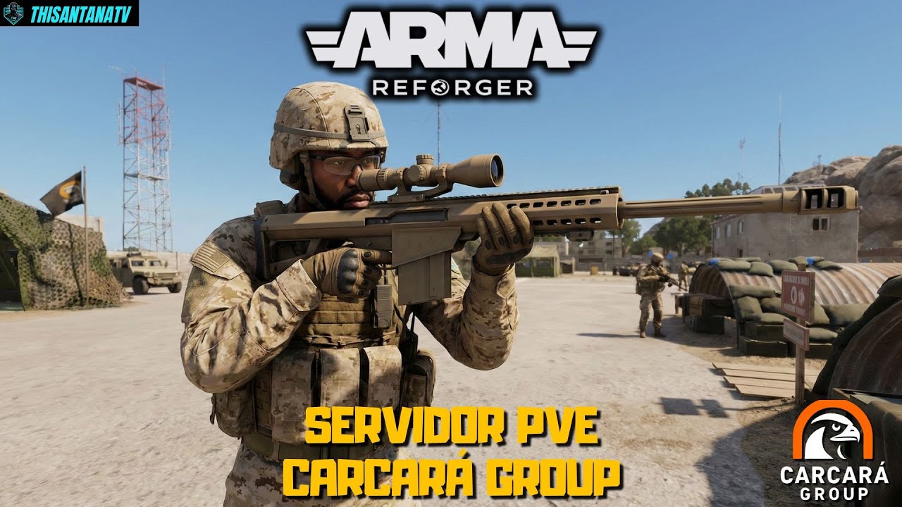 A GUERRA MAIS REALISTA? Operação PvE no Servidor Carcará Group | Arma Reforger (PT-BR)