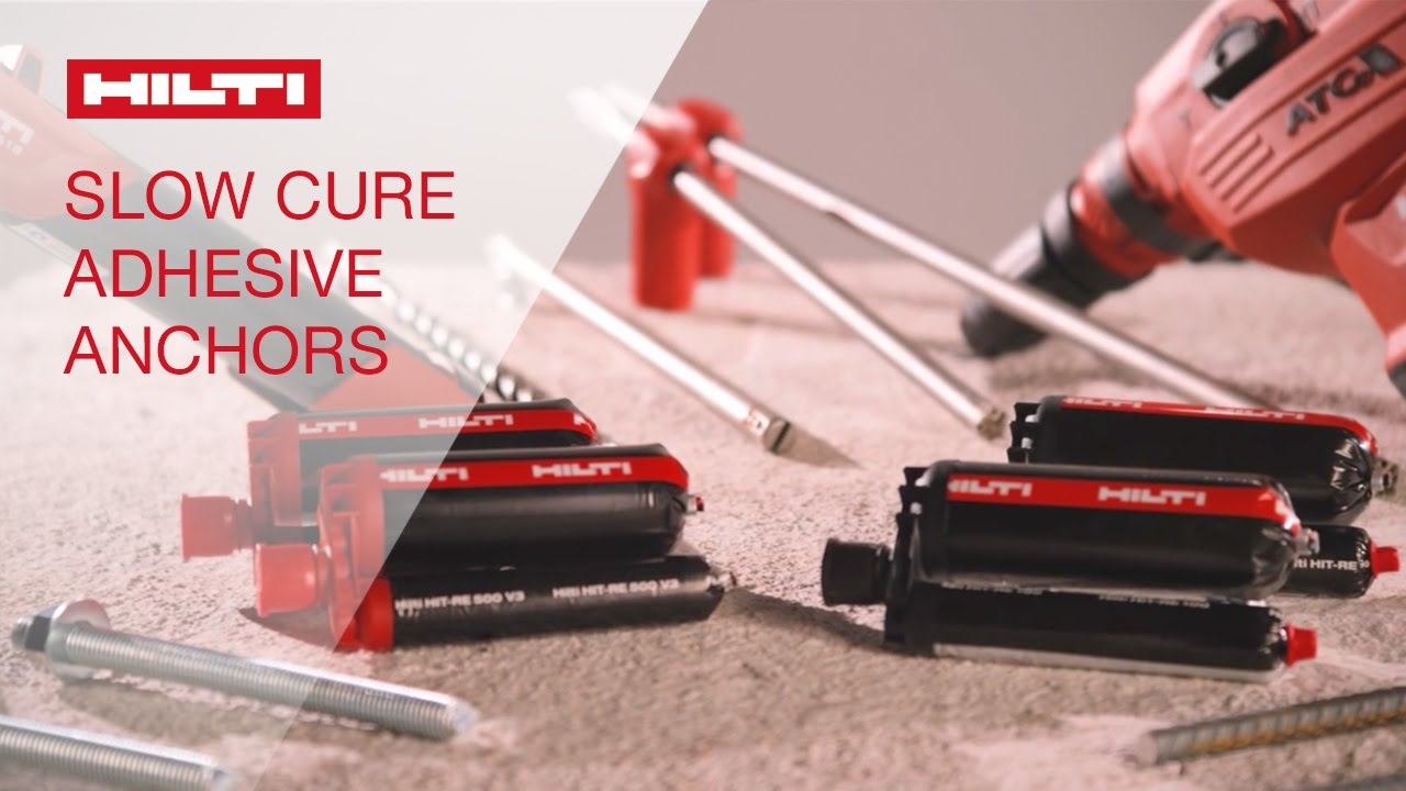 OVERVIEW of Hilti's slow cure adhesive anchoring systems
