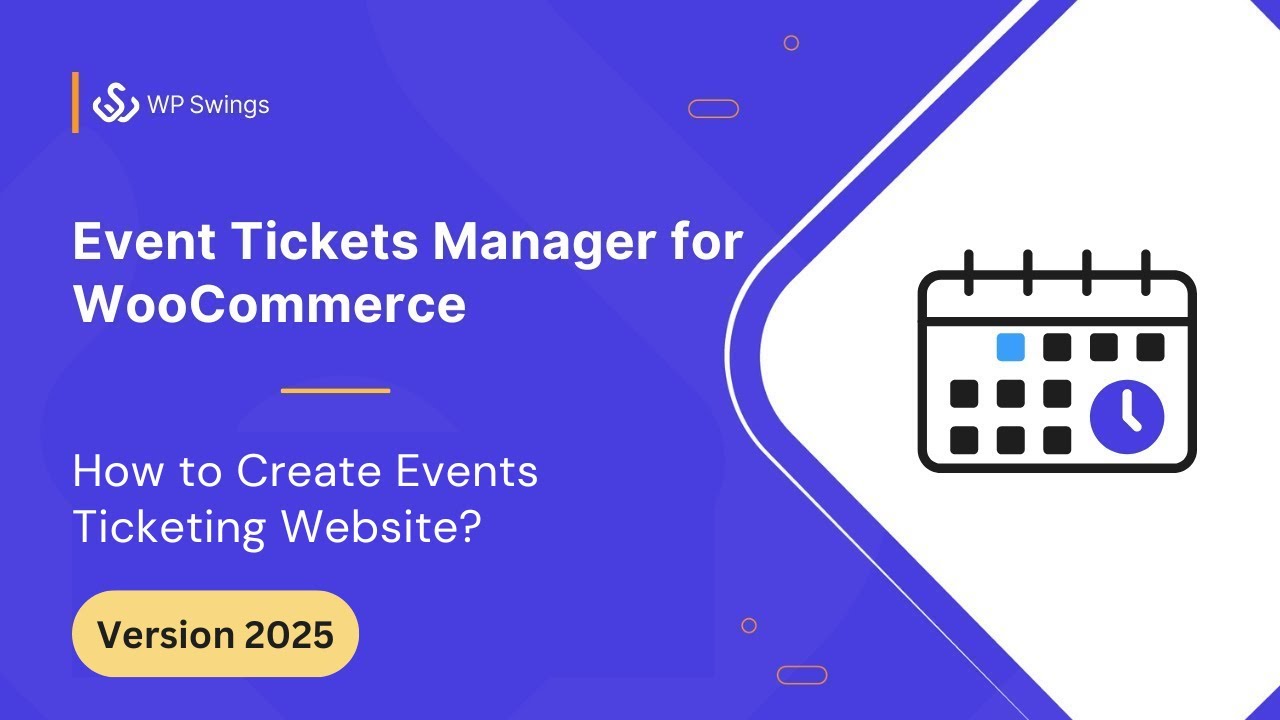 Free WooCommerce Event Tickets Plugin Tutorial 2025 | Book Events on Your WordPress Site
