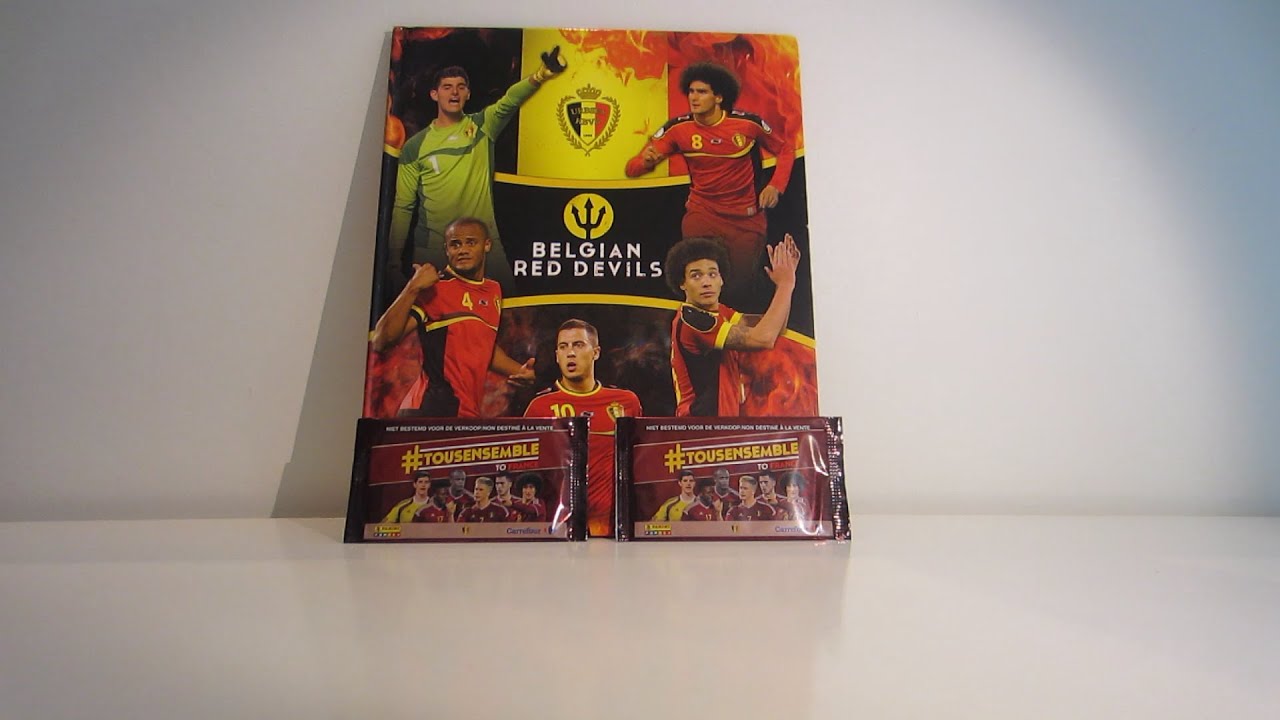 Voetbalkaarten - Panini Belgian Red Devils Cards [ASMR]