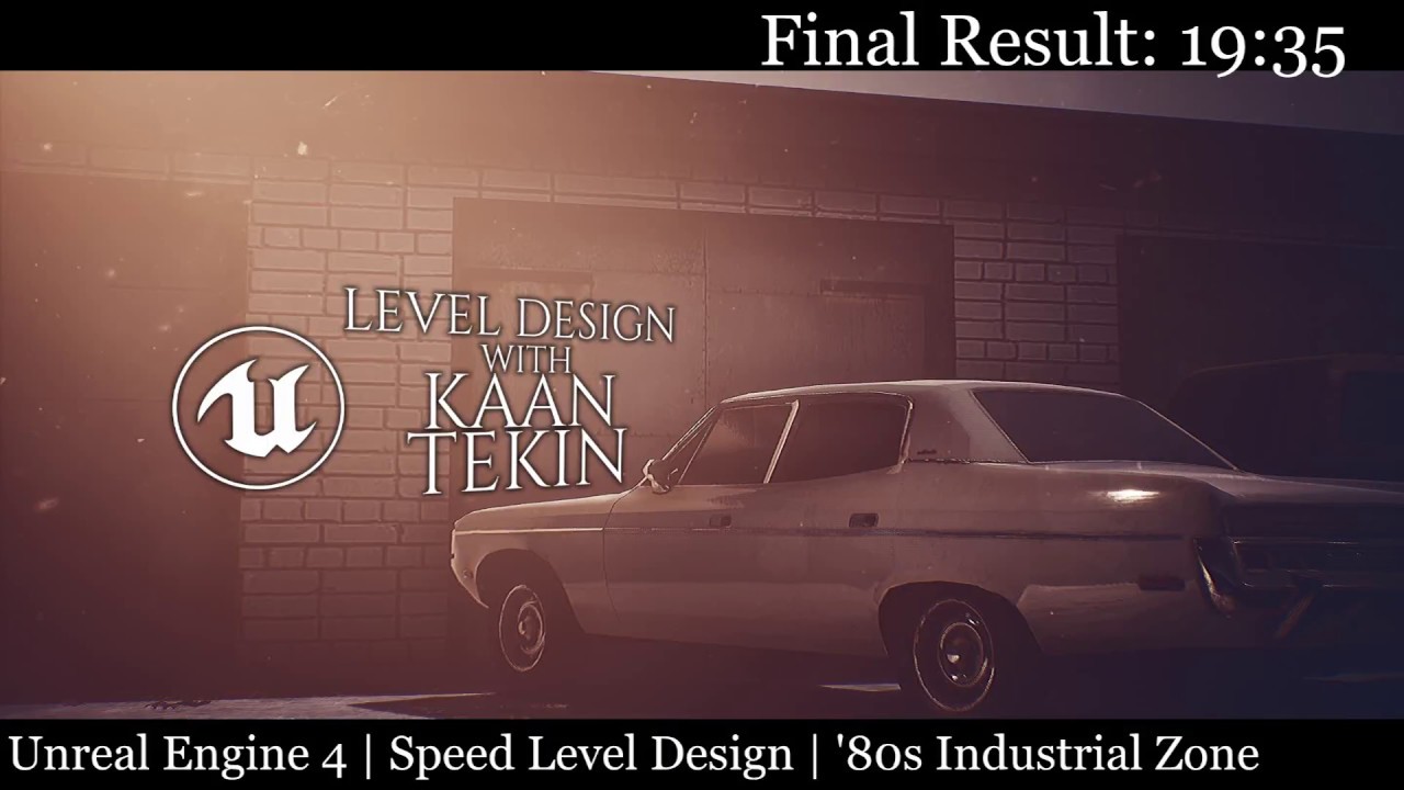 '80s Industrial Zone | Unreal Engine 4 | SPEED LEVEL DESIGN