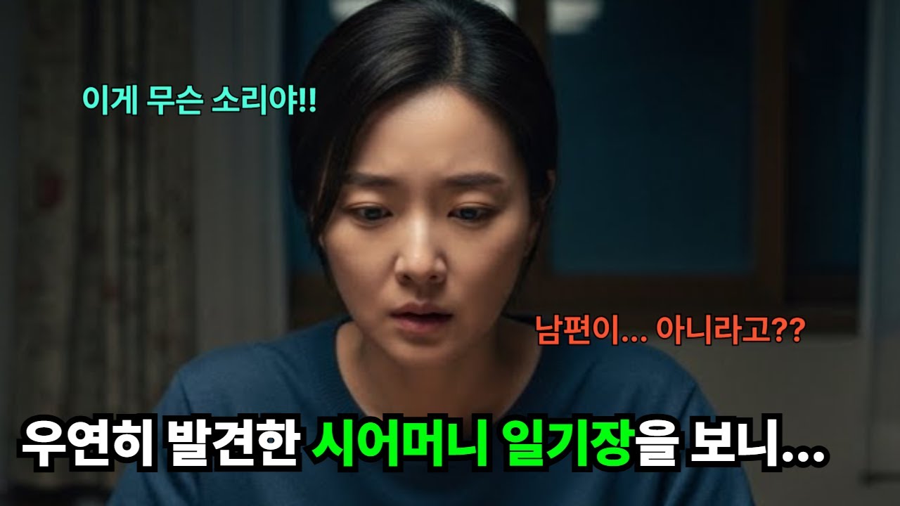 [충격]시어머니 유품 정리하던 중 발견한 일기장, 