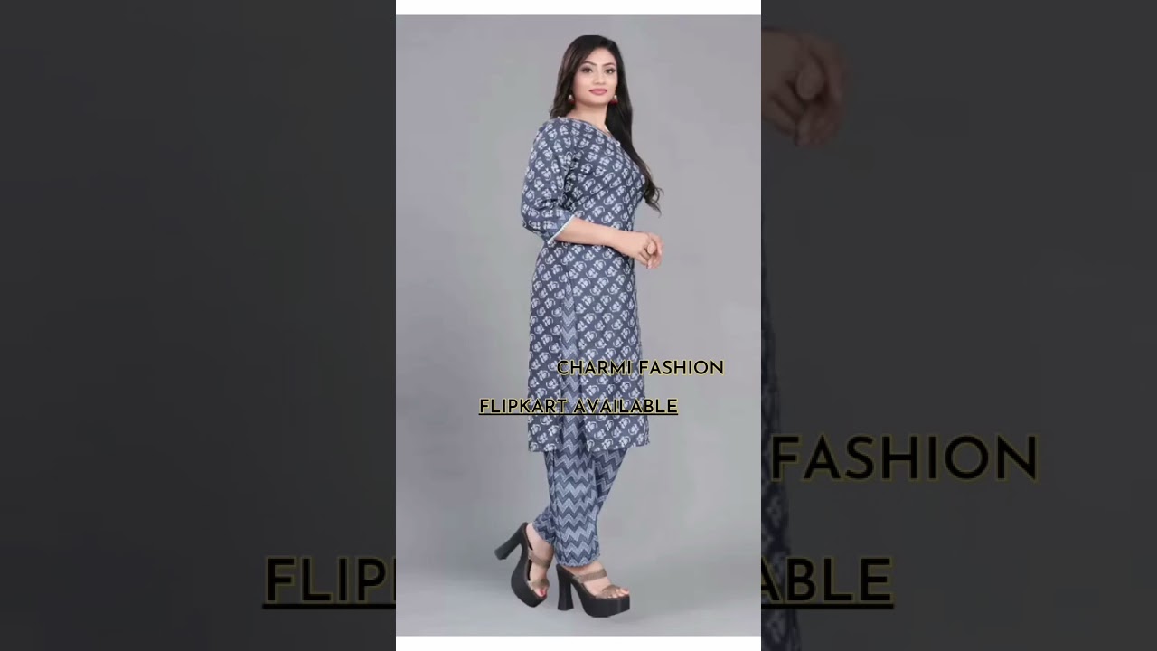 #price :-499 Women kurti and pant combo cotton blend #woman #kurti #pant #combo #seller